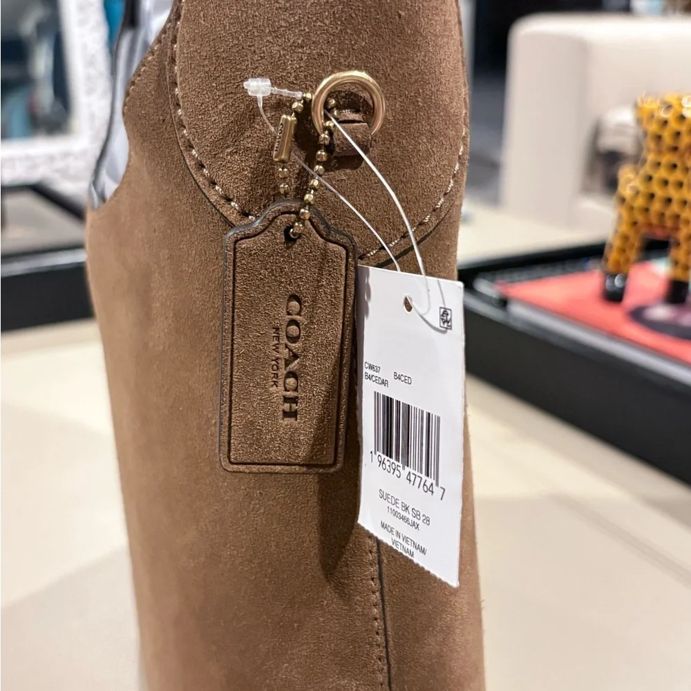 Brooklyn Medium Suede Shoulder Bag 28 - Picture 2 of 3